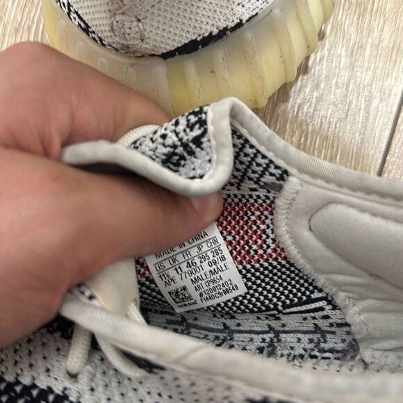 Adidas‎ Mens Zebra Yeezy Boost 350 V2 Trainers Athletic Sneaker Shoes Size 11.5 main image 7